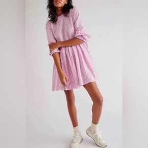 Free People Gingham Living For This Tunic Dress